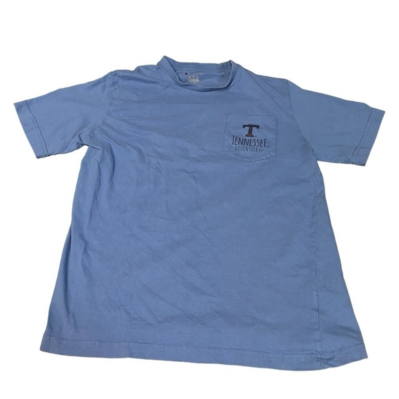 Champion Blue University of Tennessee Volunteers Short Sleeve Chest Pocket Sz M - Picture 1 of 6